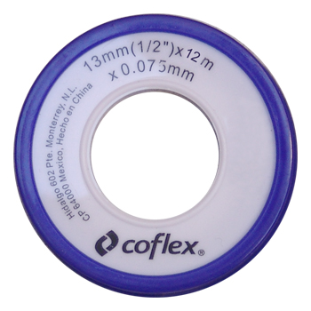 CINTA TEFLON 1/2" X 12 MTS COFLEX (WT12-120)